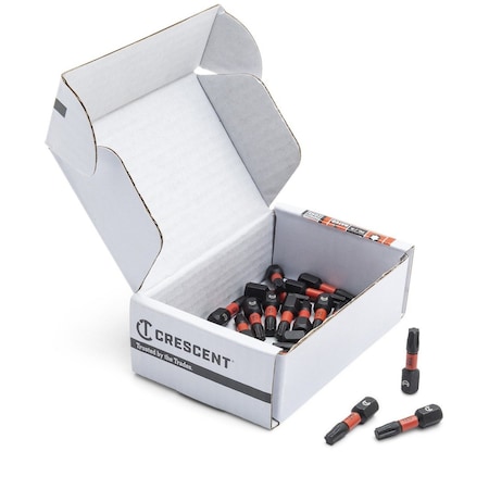 Crescent T25 x 1" Torx VORTEX Impact Power Bit - 25 Pack CAVB1T25-25