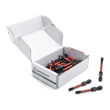 Crescent 4 - 5 x 2" Slotted VORTEX Impact Power Bit - 25 Pack CAVB2SL4-5-25