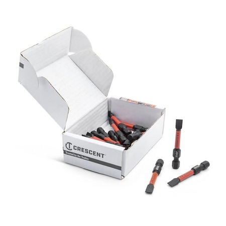 Crescent 6 - 8 x 2" Slotted VORTEX Impact Power Bit - 25 Pack CAVB2SL6-8-25