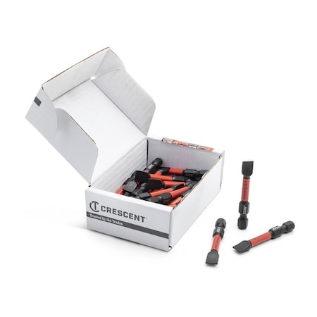 Crescent 8 - 10 x 2" Slotted VORTEX Impact Power Bit - 25 Pack CAVB2SL8-10-25