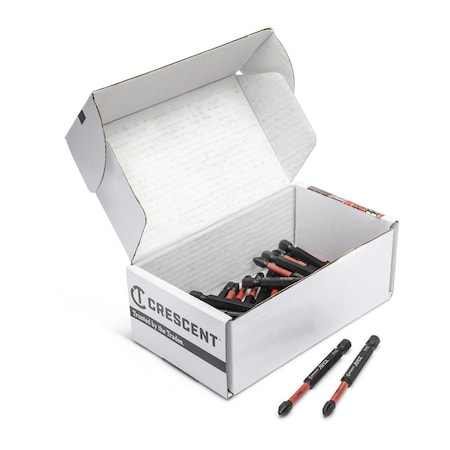 Crescent No. 2 x 3" Phillips VORTEX Impact Power Bit - 25 Pack CAVB3PH2-25