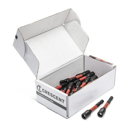 Crescent 1/4" x 2-1/2" VORTEX Magnetic Nutsetter - 25 Pack CAVN2DHX16-25