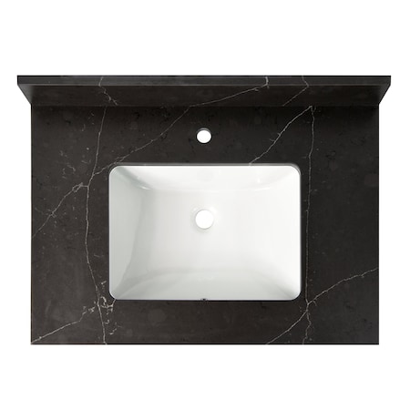 Cahaba Vanity Top w/Ceramic Basin, 31 x 22 in CAVT31BB