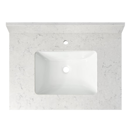 Cahaba Vanity Top w/Ceramic Basin, 31 x 22 in CAVT31RM