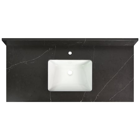 Cahaba Vanity Top w/Ceramic Basin, 49 x 22 in CAVT49BB