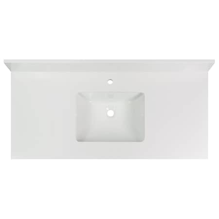 Cahaba Vanity Top w/Ceramic Basin, 49 x 22 in CAVT49MF