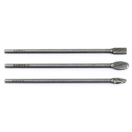 United Abrasives/Sait SAIT 45645 6" Length Shank Carbide Burs, Type SE5L6, 1/2" x 7/8" x 1/4", 1-Pack 45645
