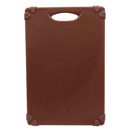 Tablecraft Grippy Cutting Board, Brown, 12"X18"X.5" CBG1218ABR
