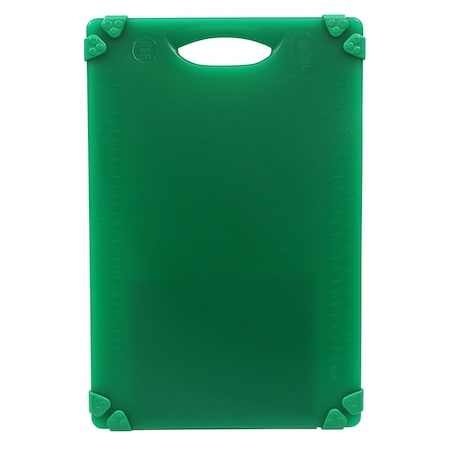 Tablecraft Grippy Cutting Board, Green, 12"X18"X.5" CBG1218AGN