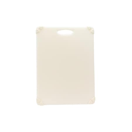 Tablecraft Grippy Cutting Board, White, 15"X2"0"X.5" CBG1520AWH