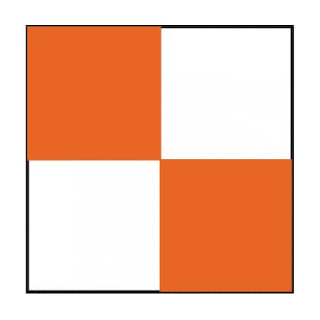 Nmc Orange White, 2x18 CBT20918