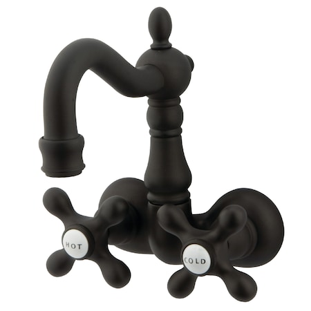 Kingston Brass Wall-Mount Clawfoot Tub Faucet, Oil Rubbed Bronze, Tub Wall Mount CC1077T5