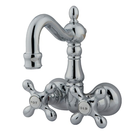 Kingston Brass Wall-Mount Clawfoot Tub Faucet, Polished Chrome, Tub Wall Mount CC1078T1