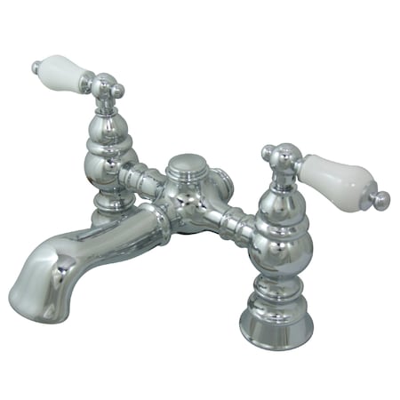 Kingston Brass Deck-Mount Clawfoot Tub Faucet, Polished Chrome, Deck Mount CC1130T1