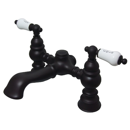 Kingston Brass Deck-Mount Clawfoot Tub Faucet, Oil Rubbed Bronze, Deck Mount CC1132T5