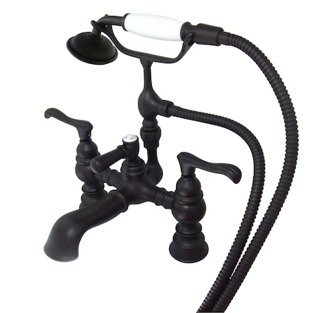 Kingston Brass Deck-Mount Clawfoot Tub Faucet, Oil Rubbed Bronze, Deck Mount CC1152T5