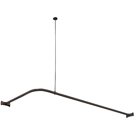 Kingston Brass CC3145 Corner Shower Rod CC3145