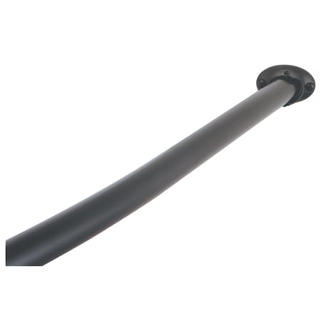 Kingston Brass CC3175 Adjustable Hotel Single Curved Shower Curtain Rod CC3175