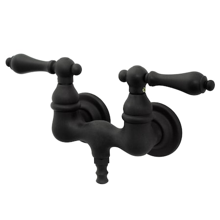 Kingston Brass Wall-Mount Clawfoot Tub Faucet, Oil Rubbed Bronze, Tub Wall Mount CC31T5