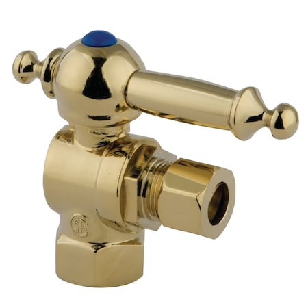 Vintage CC33102TL 3/8" IPS X 3/8" OD Comp Angle Stop CC33102TL