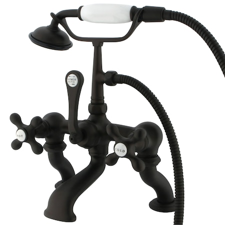 Kingston Brass Deck-Mount Clawfoot Tub Faucet, Oil Rubbed Bronze, Deck Mount CC415T5