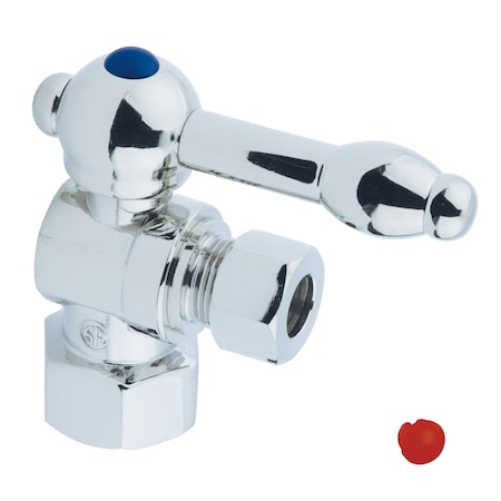 Vintage CC43101KL 1/2" IPS X 3/8" OD Angle Stop Lever Handle CC43101KL