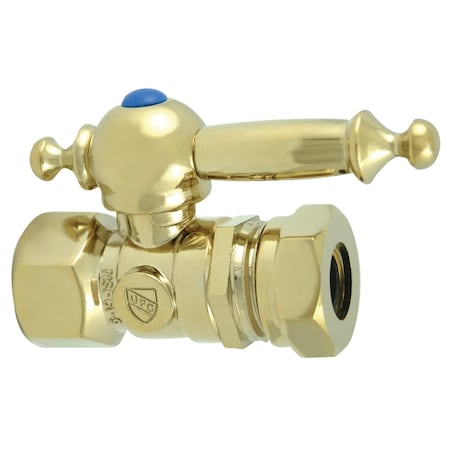 Vintage CC44152TL 1/2 O.D. Compression, 1/2 Slip Joint Straight Shut-off Valve CC44152TL