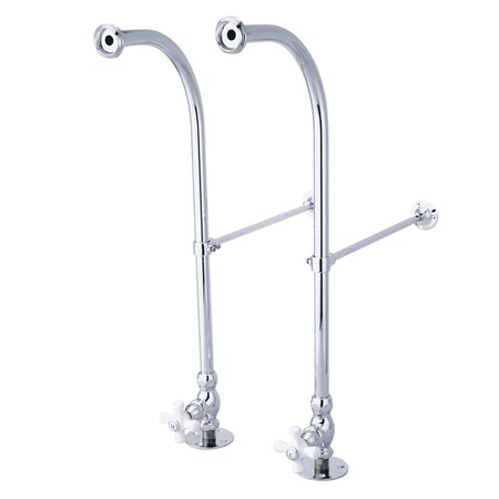 Kingston Brass CC451CX Rigid Freestand Supplies with Stops CC451CX