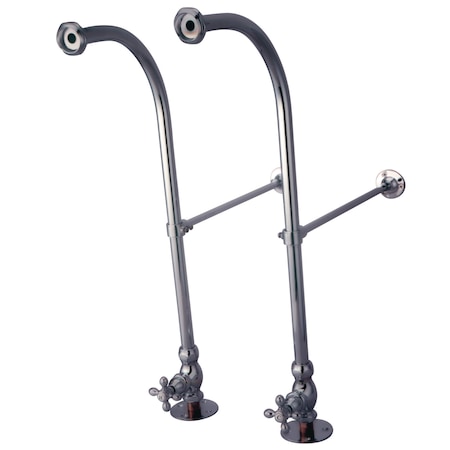 Kingston Brass CC451MX Rigid Freestand Supplies with Stops CC451MX