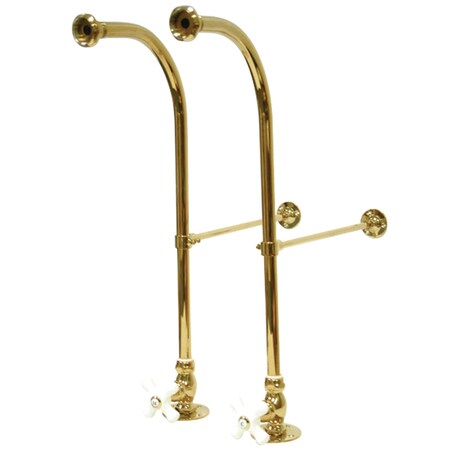 Kingston Brass CC452CX Rigid Freestand Supplies with Stops CC452CX