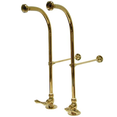 Kingston Brass CC452ML Rigid Freestand Supplies with Stops CC452ML