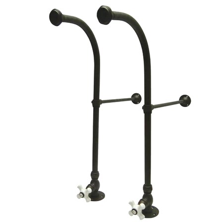 Kingston Brass CC455CX Rigid Freestand Supplies with Stops CC455CX