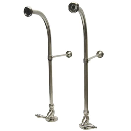 Kingston Brass CC458ML Rigid Freestand Supplies with Stops CC458ML