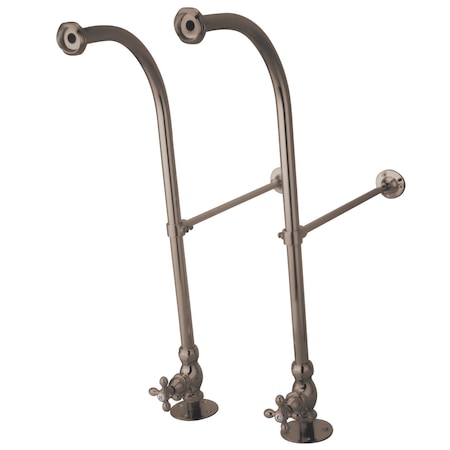 Kingston Brass CC458MX Rigid Freestand Supplies with Stops CC458MX