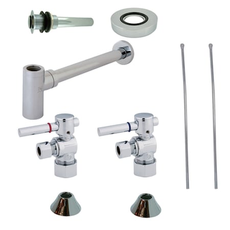 Trimscape CC53301DLVKB30 Plumbing Toilet Trim Kit with Drain & Bottle Trap CC53301DLVKB30