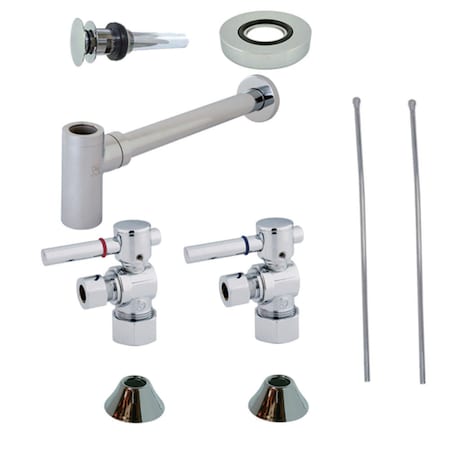 Trimscape CC53301DLVOKB30 Plumbing Toilet Trim Kit with Drain & Bottle Trap CC53301DLVOKB30