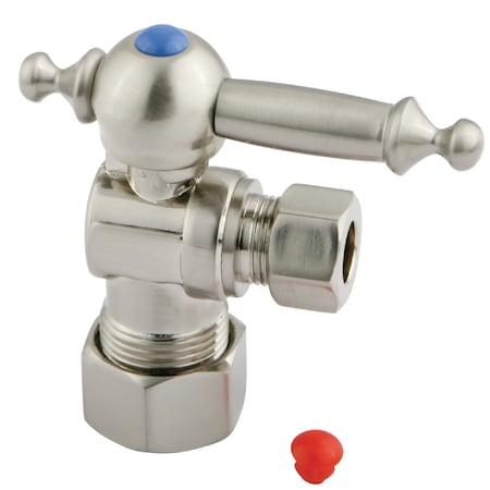 Vintage CC53308TL 5/8" X 3/8" OD Comp Angle Stop with Handle CC53308TL