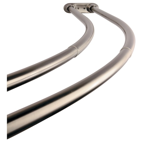 Kingston Brass CCD2178 60" - 72" Adjustable Double Curved Shower Curtain Rod CCD2178