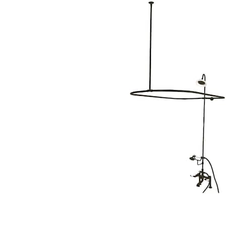 Kingston Brass Clawfoot Tub Faucet Packages, 2, Deck Mount, Oil Rubbed Bronze CCK1175DPL