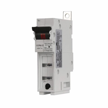 Eaton Bussmann CCPBase, 1 Pole, 20A Cf Panel Board CCPB-1-20CF