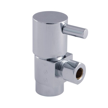 Concord CD43301DL 1/2"IPSx3/8"O.D. Anti-Seize Deluxe Quarter Turn Ceramic Hardisc Cartridge Angle Stop CD43301DL