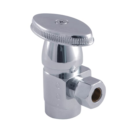 Americana CD43301VA 1/2"IPSx3/8"O.D. Anti-Seize Deluxe Quarter Turn Ceramic Hardisc Cartridge Angle Stop CD43301VA