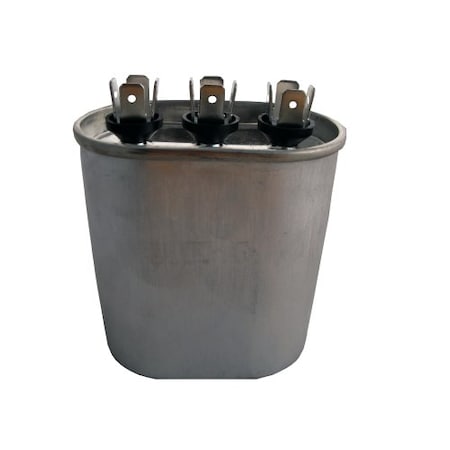Supco Oval Dual Run Capacitor, CD45+5X440 CD45+5X440
