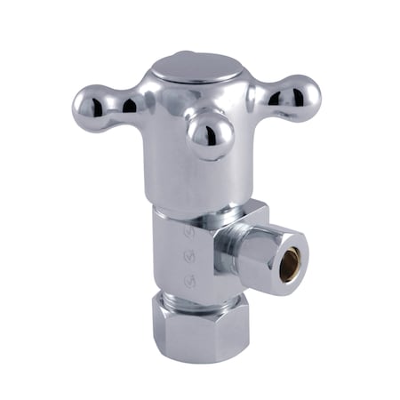 Heritage CD53301BX 5/8"O.Dx3/8" O.D Anti-Seize Deluxe Quarter Turn Ceramic Hardisc Cartridge Angle Stop CD53301BX