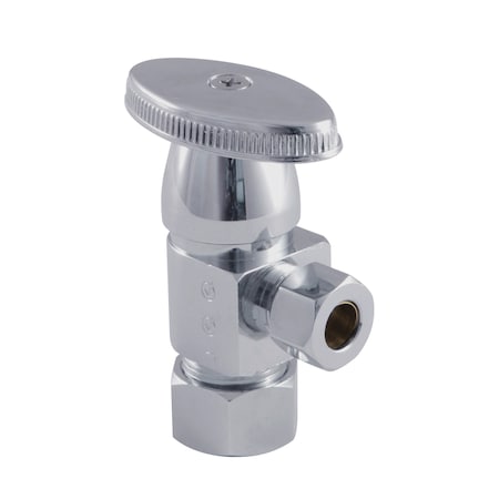 Americana CD53301VA 5/8"O.Dx3/8" O.D Anti-Seize Deluxe Quarter Turn Ceramic Hardisc Cartridge Angle Stop CD53301VA