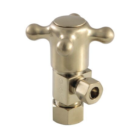 Heritage CD53307BX 5/8"O.Dx3/8" O.D Anti-Seize Deluxe Quarter Turn Ceramic Hardisc Cartridge Angle Stop CD53307BX