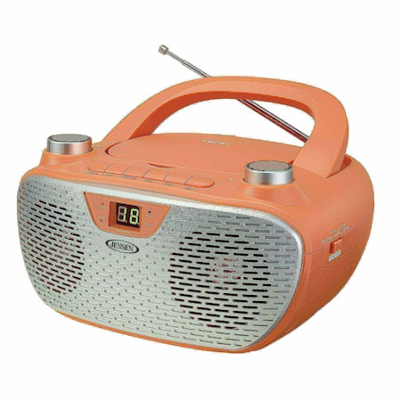 Jensen Portable CD Player with AM/FM Radio -Cor CD-485-CL