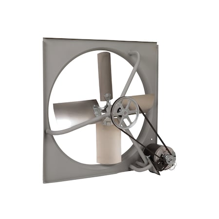 Tpi Commercial Exhaust Fan, 30", Belt-Drive, 120V, 1/3HP, 1-Phase, Gray CE-30B