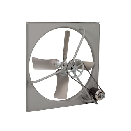 Tpi Commercial Exhaust Fan, 36", Belt-Drive, 120V, 1/2HP, 1-Phase, Gray CE-36B