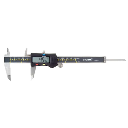 Central Tools Frctnl Electronic Digital Caliper, 3C350 CEN3C350